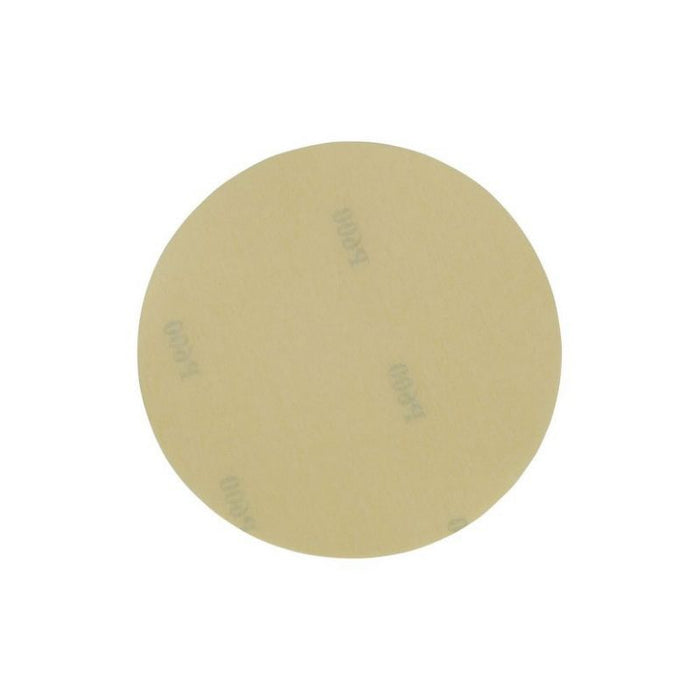 High Teck G6600 Premium Sanding Disc, 6 in Dia, P600 Grit, Aluminum Oxide, Resin Backing, Gold, Grip β view 5