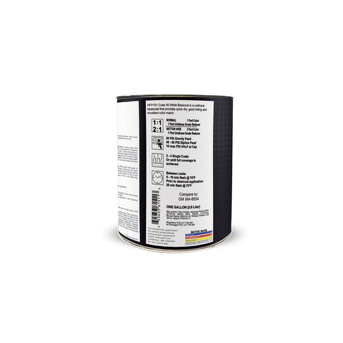 High Teck Products High Teck HFP151-1 Series HFP National Rule Urethane Basecoat, 1 gal, White, 6.8 — view 3