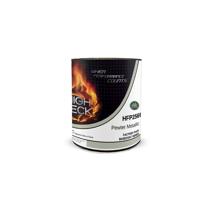 High Teck HFP256C-1 Pewter Metallic 1-gal Low VOC Urethane Basecoat