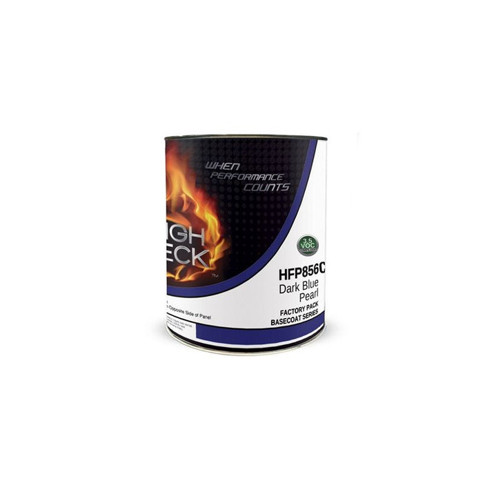 High Teck HFP856C-1 Series HFP Low VOC Urethane Basecoat, 1 gal, Dark Blue Pearl, 6.8 lb/gal VOC