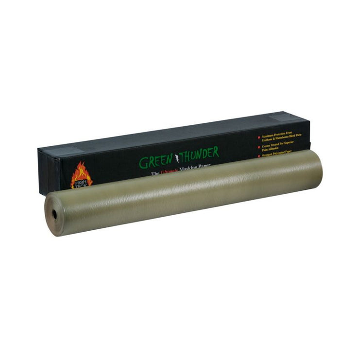 High Teck Products High Teck Green Thunder MP470GT-36 Masking Paper, 36 in W x 700 ft L, Polycoated — view 3