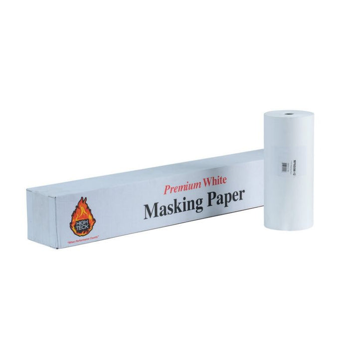 High Teck Products High Teck White Guard MP600W-12 Premium Masking Paper, 12 in W x 750 ft L, 24 lb — view 3