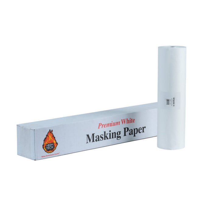 High Teck MP600W-18 White Guard Premium Masking Paper, 18 in Width, 750 ft Length, 24 lb Basis