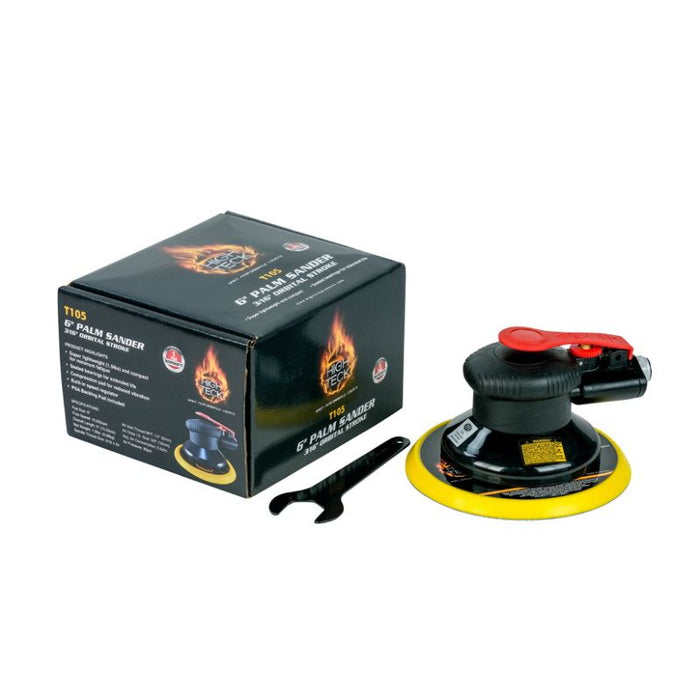 High Teck T105 Palm Sander, 6 in Dia, Round — view 3