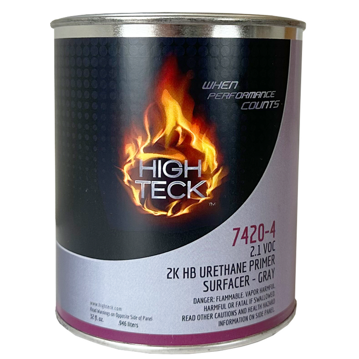 High Teck Products High Teck 7420-4 2K HIGH BUILD & SEALER GRAY URETHANE PRIMER