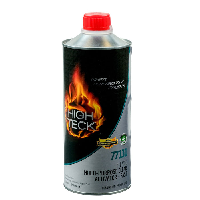 High Teck 77131-4 1 qt Fast Activator Clear Liquid, Use with 77130 Multi-Purpose Clearcoat