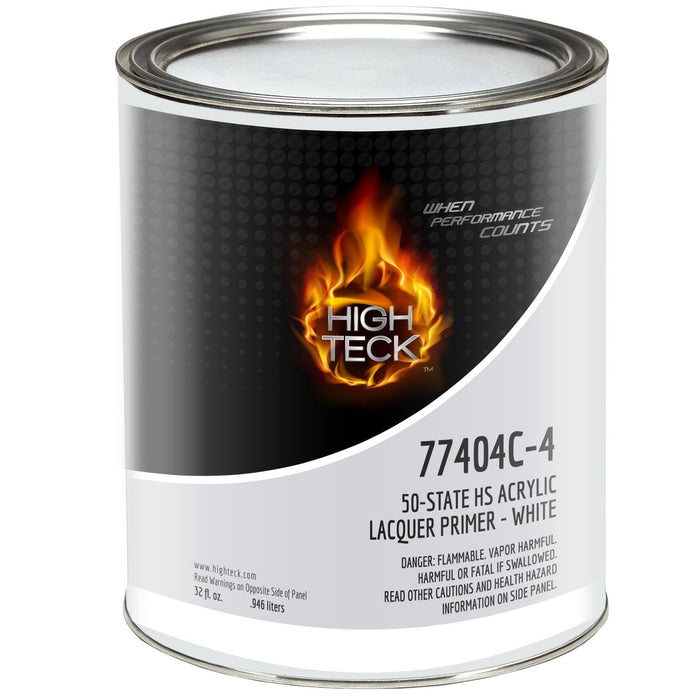 High Teck Products High Teck 77404C-4 NR/SCAQMD High Solids Acrylic Lacquer Primer-white-QT โ view 2