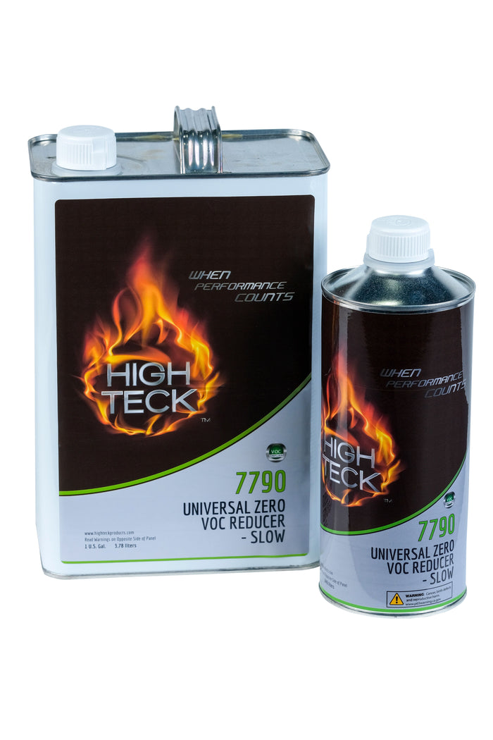 High Teck 7790-4 Universal Slow Zero VOC Urethane Reducer, 1 qt, Clear, Liquid