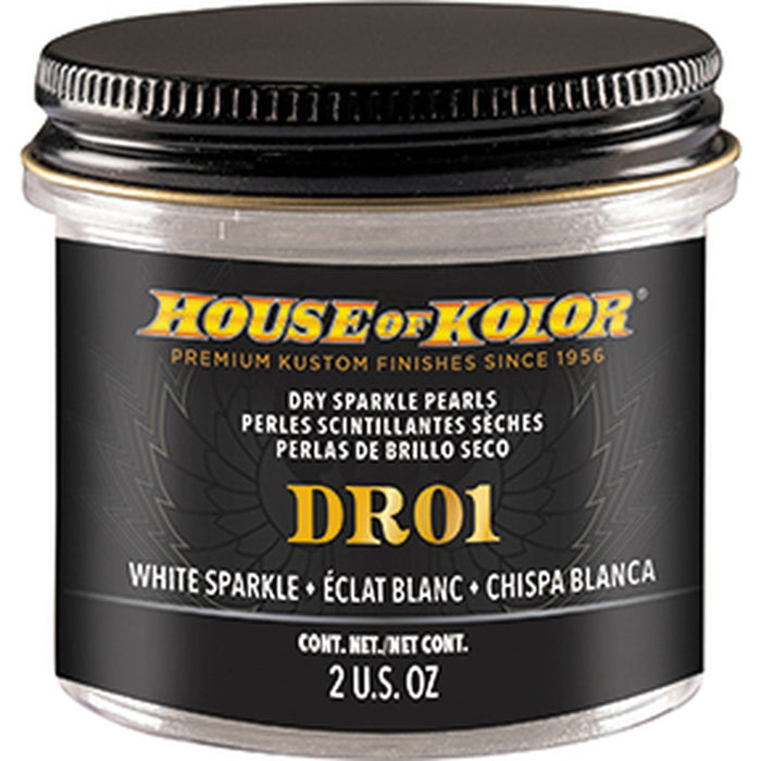 House of Kolor OF KOLOR DR01-C01 DR Series Dry Pearl, 2 oz Can, White Sparkle