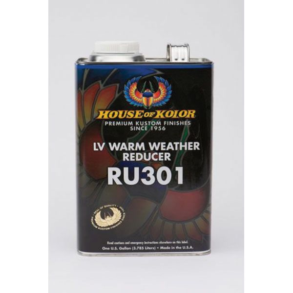 House of Kolor OF KOLOR RU301-G17 LV Warm Weather Reducer, 1 gal Can, 85 to 100 deg F