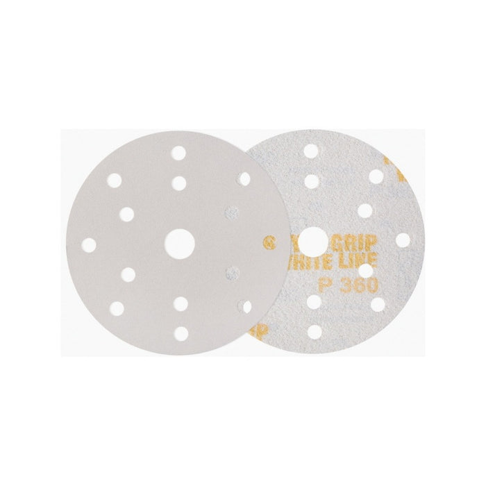 Indasa USA, Inc 395479 32 Rhynogrip White Line Abrasive Solid Disc, 3 in Dia, 180 Grit