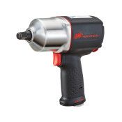 1/2" Air Impact Wrench, Quiet, 1100 ft-lb Torque, Friction Ring Retainer, Pistol