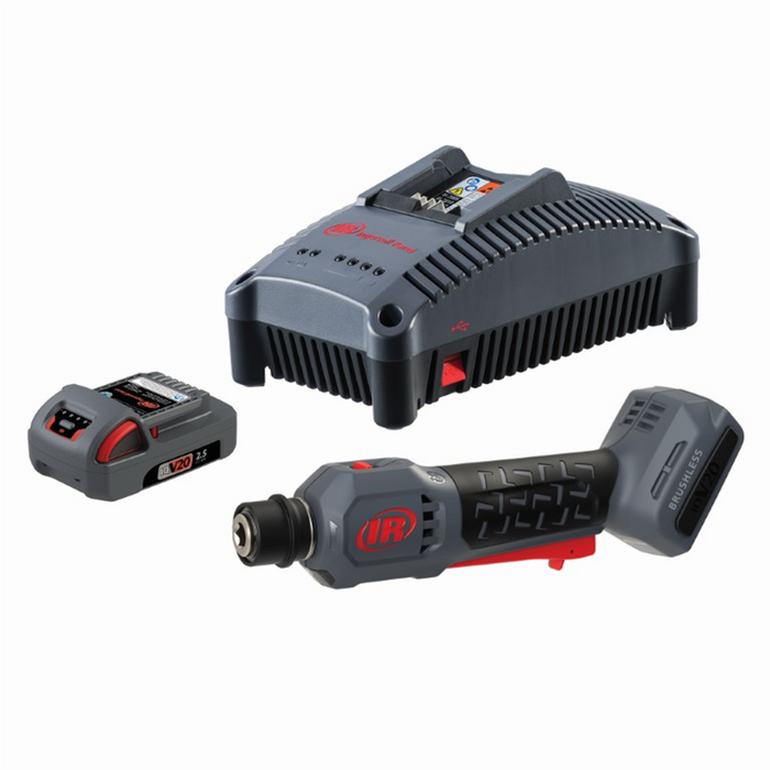 Ingersoll-Rand Cordless Tire Buffer 1 Battery Kit, 7/16 Inch Hex Quick Change, 3000 RPM