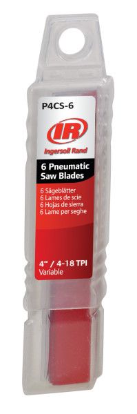 Ingersoll-Rand Ingersoll Rand P4CS-6 Straight Back Universal Shank Coarse Saw Blade, 24 TPI, Bi-Meta