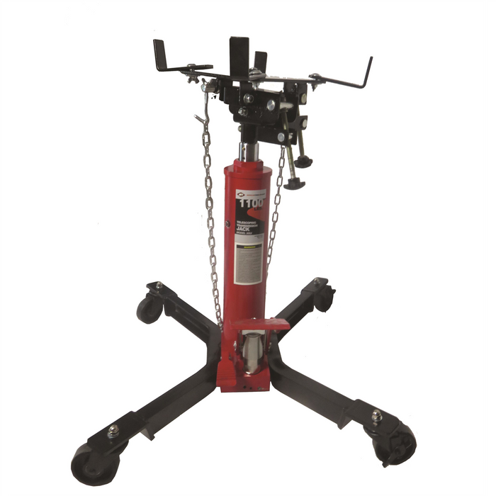 American Forge & Foundry - Transmission Jack - Hydraulic - Telescopic - Two Stage - 1,100 Lbs. Capac