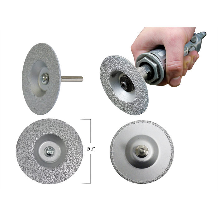 Innovative Products Of America 3" 3-in-1 Diamond Grinding Wheel