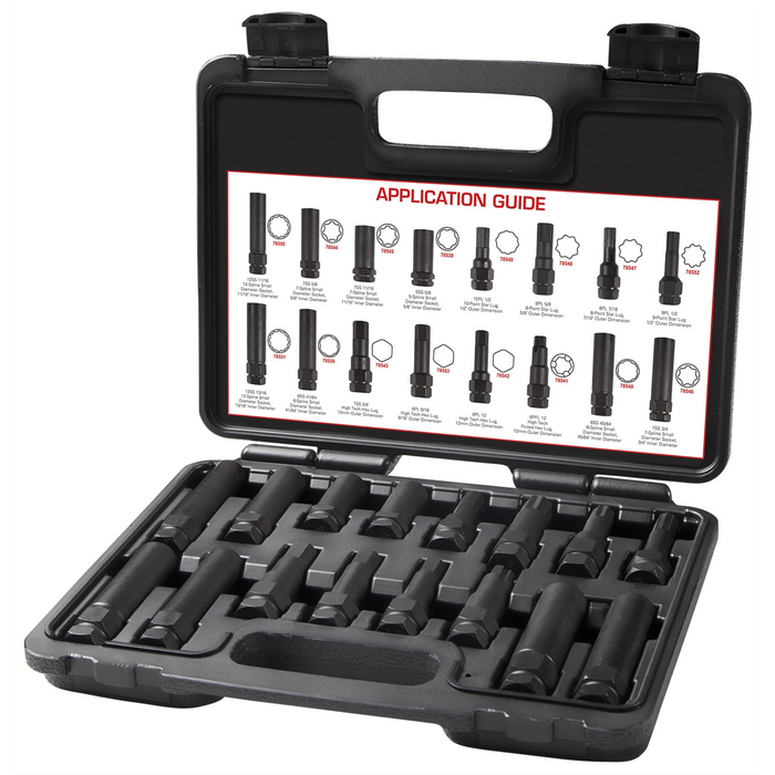 J S Products 16pc Locking Lug Master Key Set