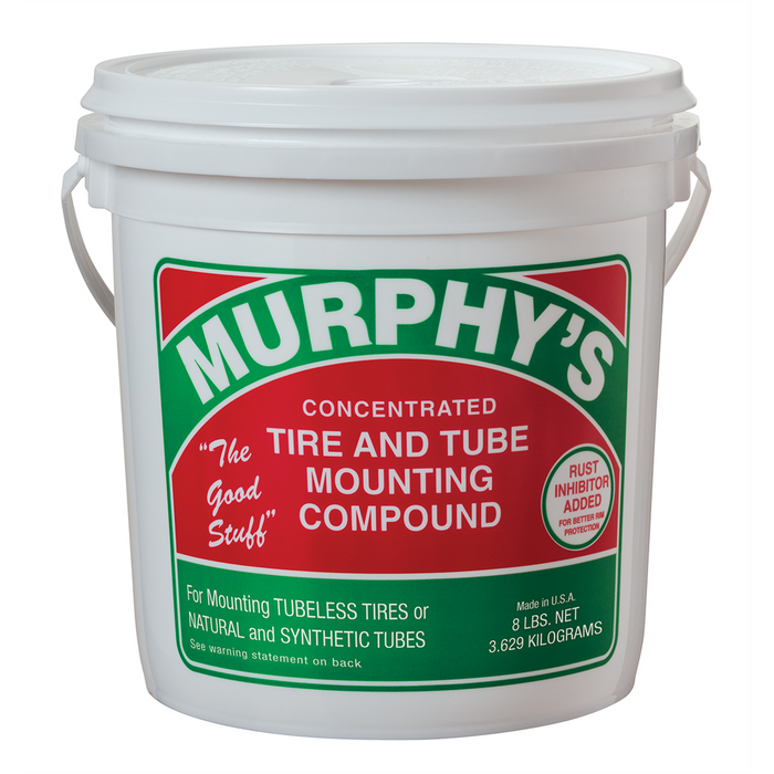 JTM Lube Products Murphy's Original Concentrated Tire and Tube Mounting Compound 8 Pound Pail
