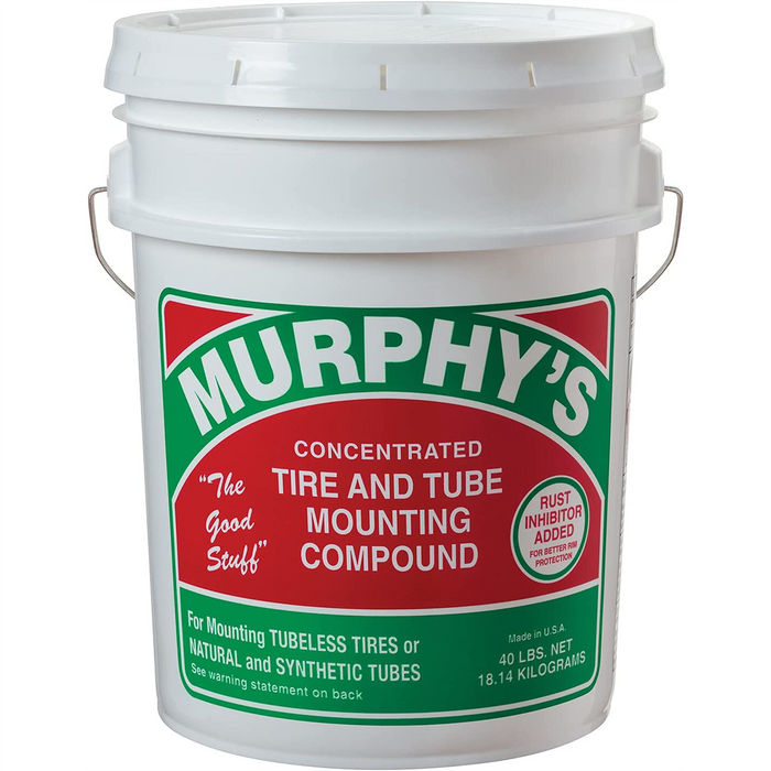 JTM Lube Products Murphy's Original Concentrated Tire and Tube Mounting Compound 40 Pound Pail