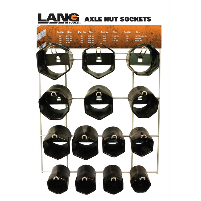 Lang Tools (Kastar) Axle Nut Display