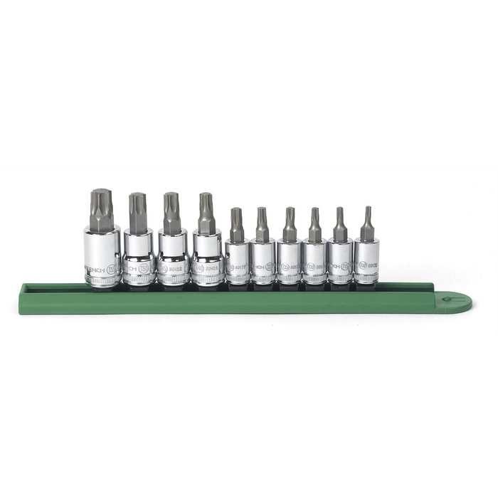 Gearwrench Piece 1/4 Inch & 3/8 Inch Drive Torx Bit Socket Set