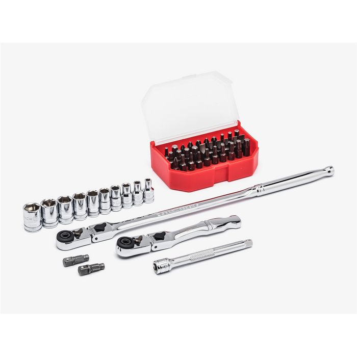 Gearwrench Slim Head Ratchet Set 45Pc