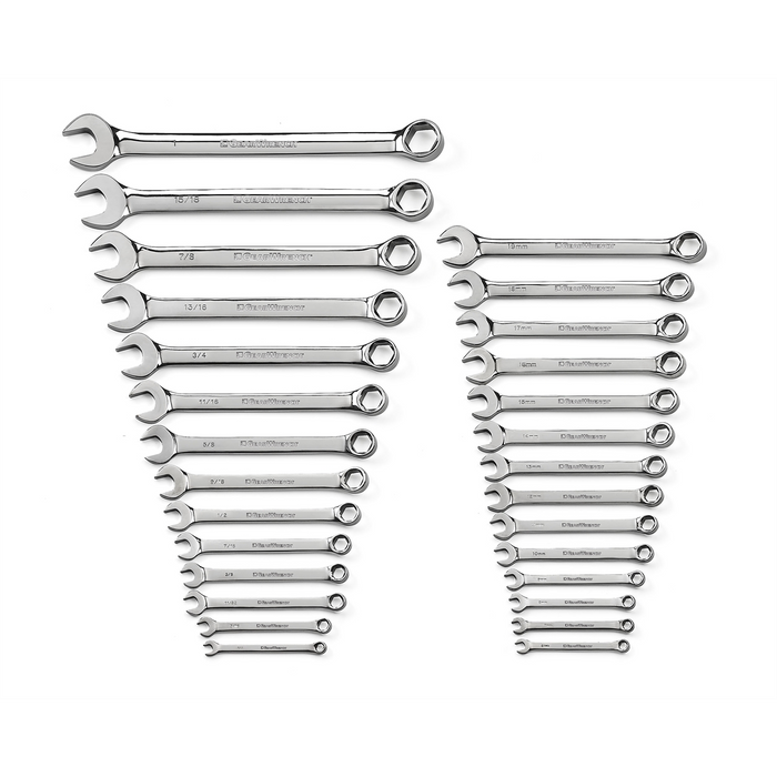 Gearwrench Piece 6 Point Combination SAE/Metric Wrench Set