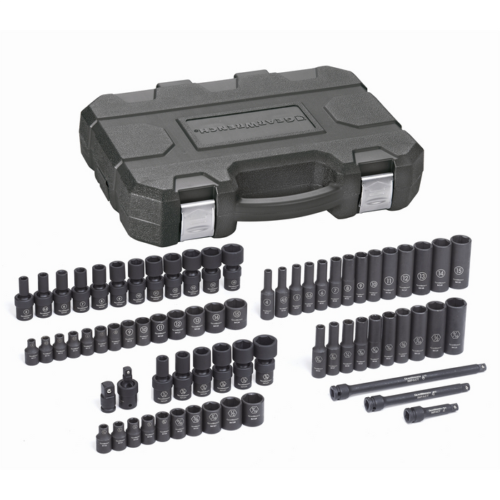 Gearwrench Piece 1/4 Inch & 3/8 Inch Drive 6 & 12 Point Standard & Deep SAE/Metric Mecha