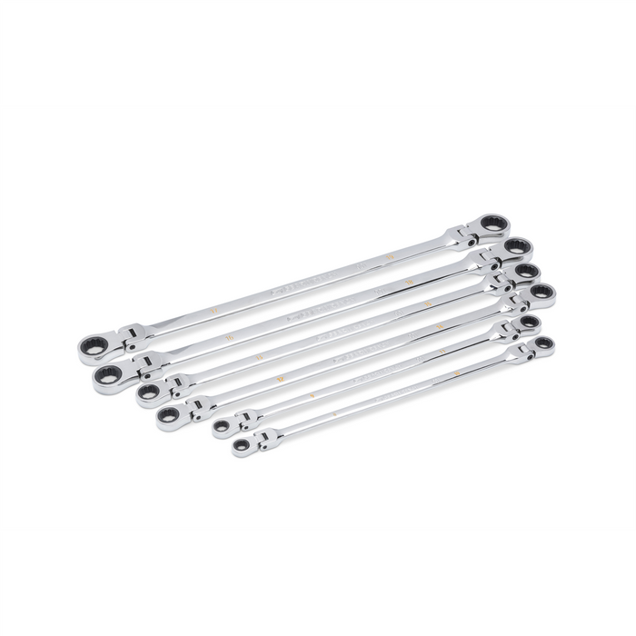 Gearwrench 6 Pc 90T Double Flex Gearbox Metric Set