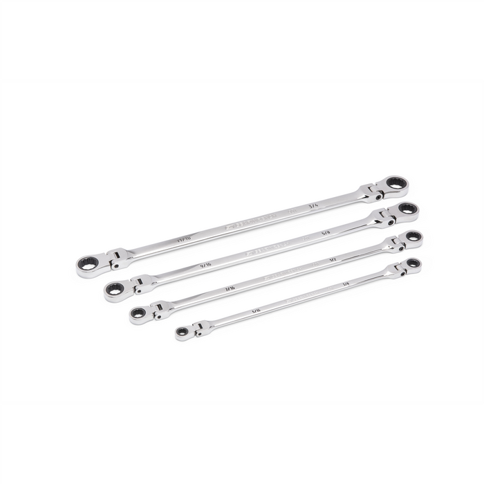 Gearwrench 4 Pc 90T Double Flex Gearbox Sae Set