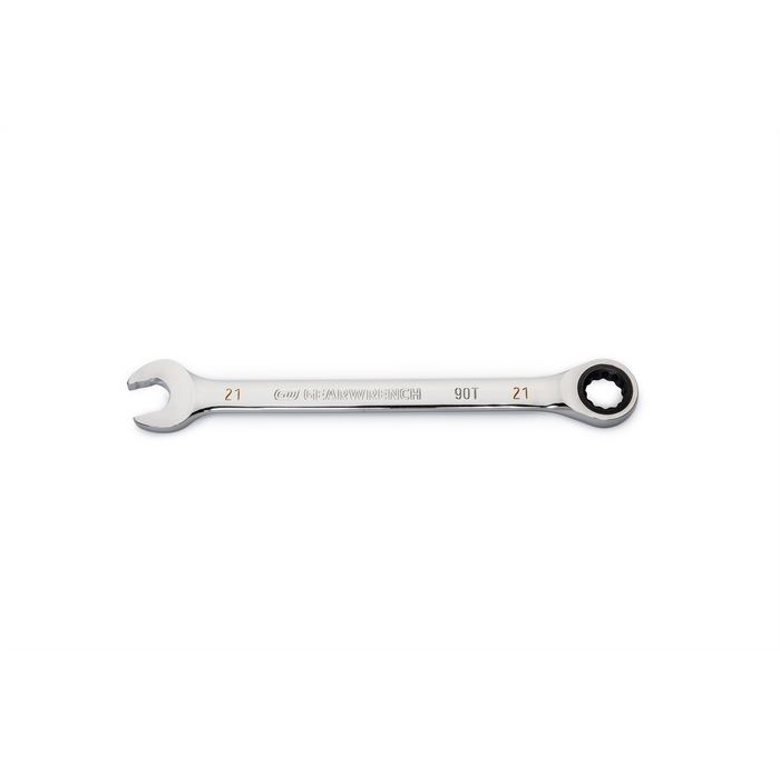 Gearwrench 21mm 90-Tooth 12 Point Ratcheting Combination Wrench