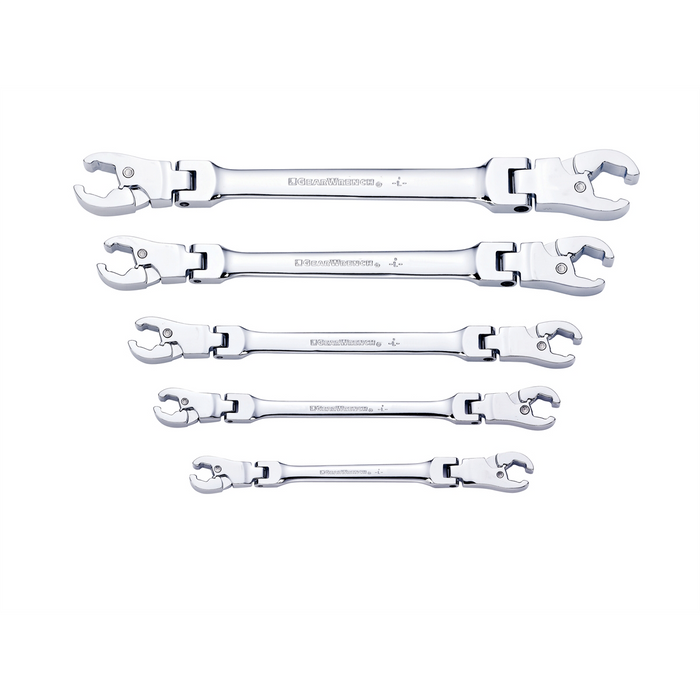 Gearwrench Set Wr Rat Flx Flr Nut 5Pc Sae