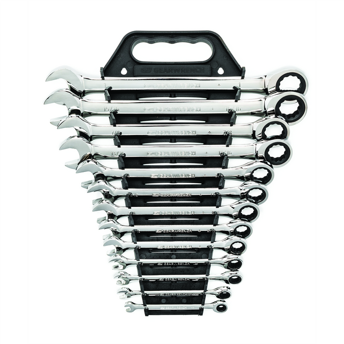 Gearwrench Piece 72-Tooth 12 Point Ratcheting Combination SAE Wrench Set