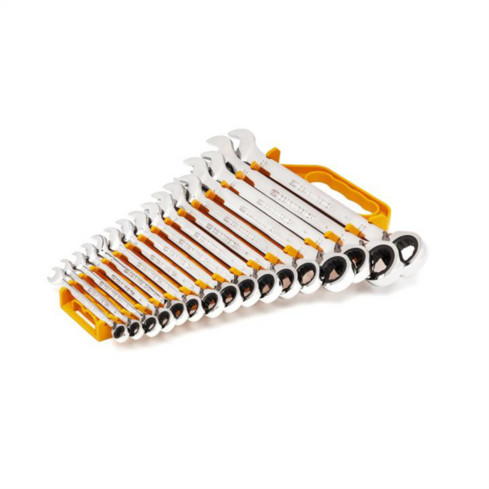 Gearwrench Piece 72-Tooth 12 Point Reversible Ratcheting Combination Metric Wrench Set