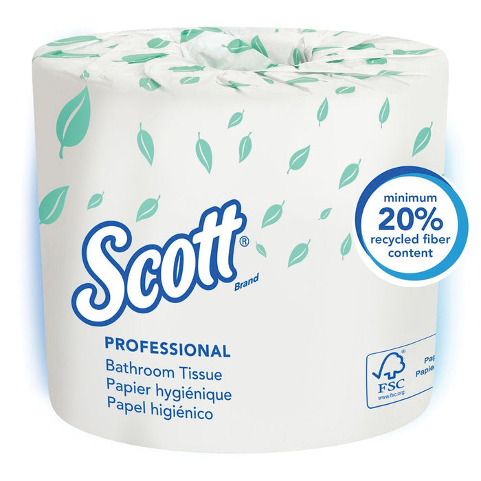 Kimberly-Clark Scott; 13607 Convenience Case Standard Essential Toilet Paper Roll, 4.1 x 4 in, 2 Ply — view 3