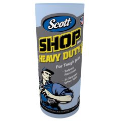 Scott®; 32992 Heavy Duty Shop Towel, 11 x 10.64 in, 60, Hydroknit, Blue, 1 Plys