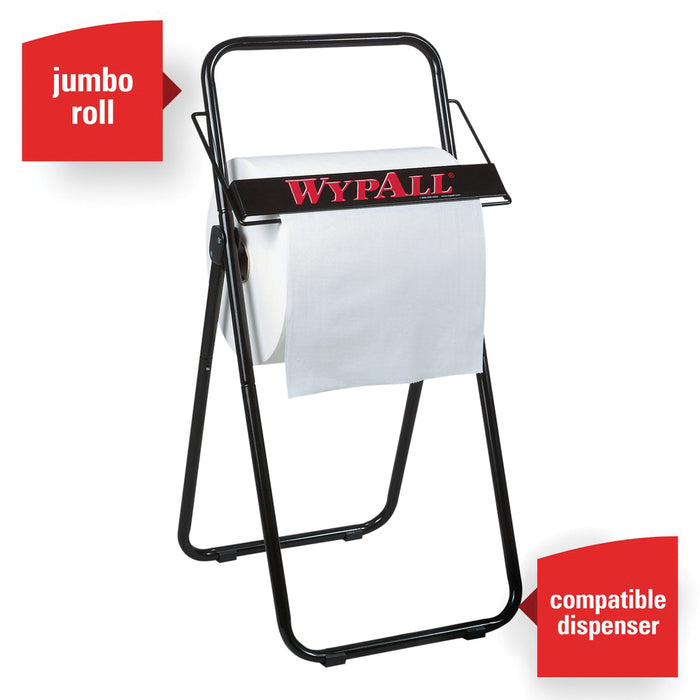 Kimberly-Clark WypAll 05841 L30 Series Jumbo Roll Towel, 13.4 x 12.4 in, 950, Double Re-Creped, Whit — view 3