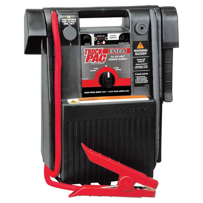 Clore Automotive Booster Pac Truck Pac Es Series Es1224 Heavy-Duty JumpStarter With Power Suppl