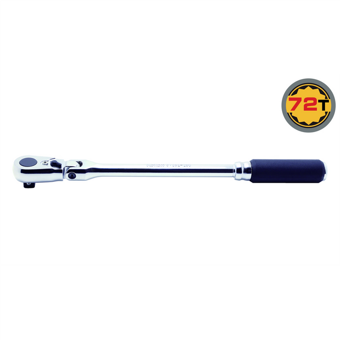 KO-KEN Hand Tools Z-Series 3/8" Sq.Dr. Flexible Ratchet, Reversible (L=280mm), 72 Tooth