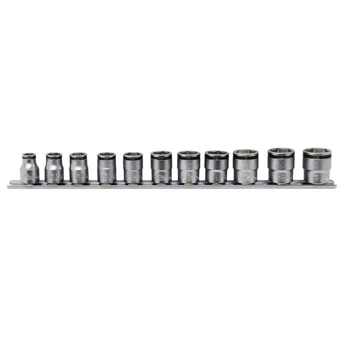 KO-KEN Hand Tools 3/8 Sq Dr NUT GRIP Socket Set 8mm-19mm - 11 piece - RS3450M/11