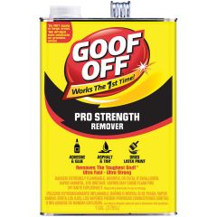 Klean-Strip® Goof Off® Fg654 Pro Strength Adhesive Remover, 16 Oz Non Aerosol Can, Water White