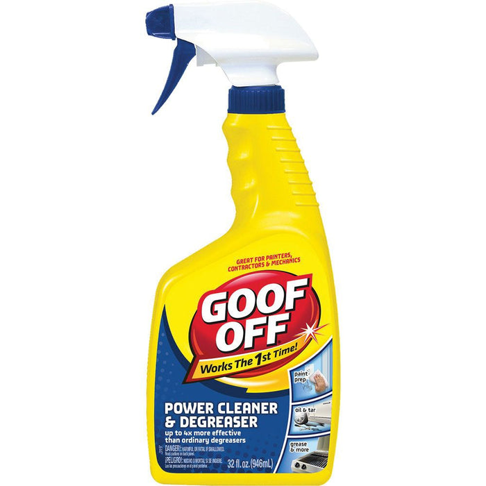 Klean-Strip Automotive Klean-Strip Goof Off FG686 Power Cleaner and Degreaser, 32 oz Spray Bottle, M