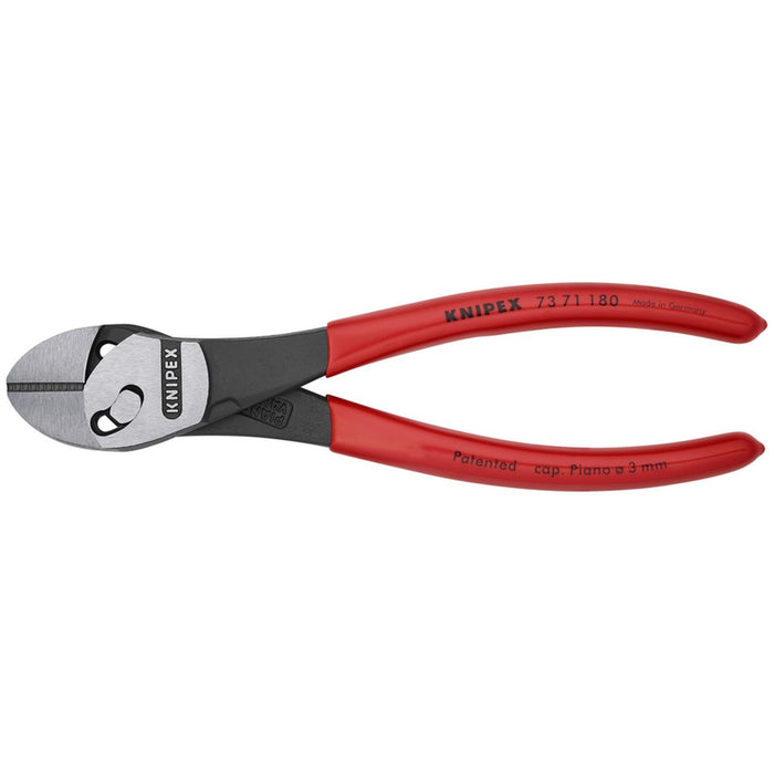 Knipex Tools Twinforce Diagonal Super Cutters, 7.25", Plastic Coating