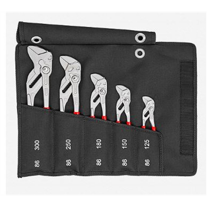 Knipex Tools 5 Pc. Pliers Wrench Set in a Tool Roll โ view 2