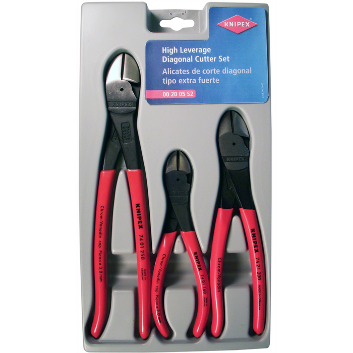 Knipex Tools 3 Pc High Leverage Diametergonal Cutter Set3 Pc High Leverage Diametergonal Cutt β view 2