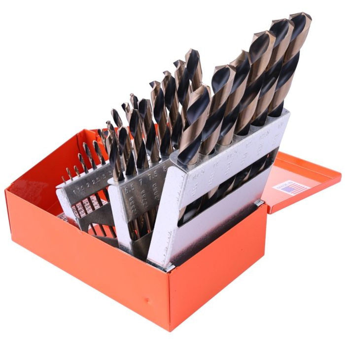 Knkut Drill Bits 25KK5M 25 Piece Metric Jobber Drill Bit Set M1 - M13 x 0.5MM