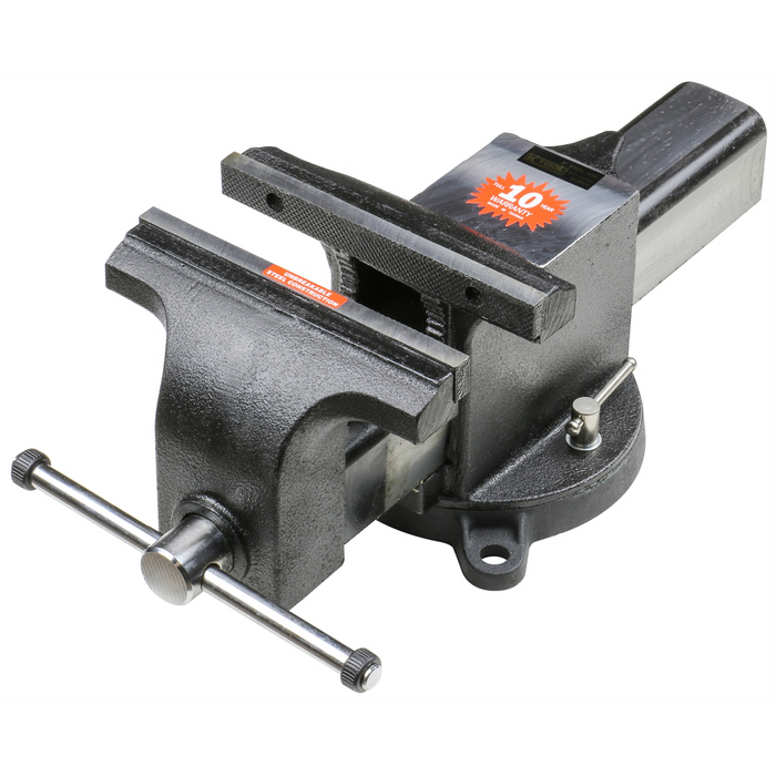 K Tool International Steel Bench Vise 8 Inch with 9 Inch Jaw Opening