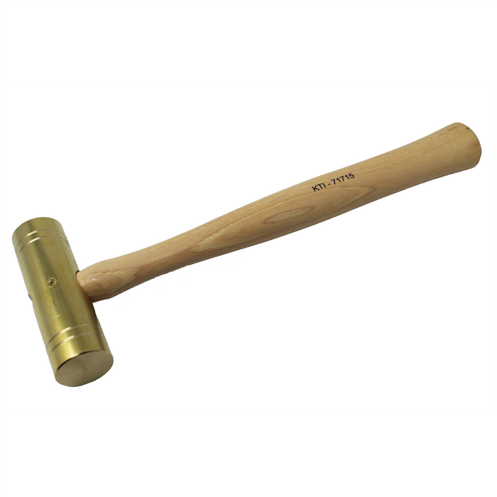 K Tool International BRASS 24OZ, HICKORY HANDLE