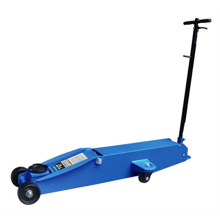 K Tool International Service Jack 10 Ton Long Chassis HD (w/foot pedal)