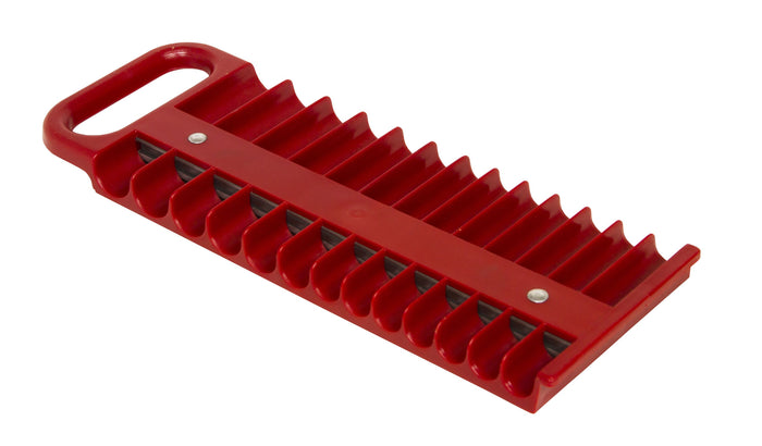 LISLE SPECIALTY TOOLS 1/4 Drive Magnetic Socket Holder/Red